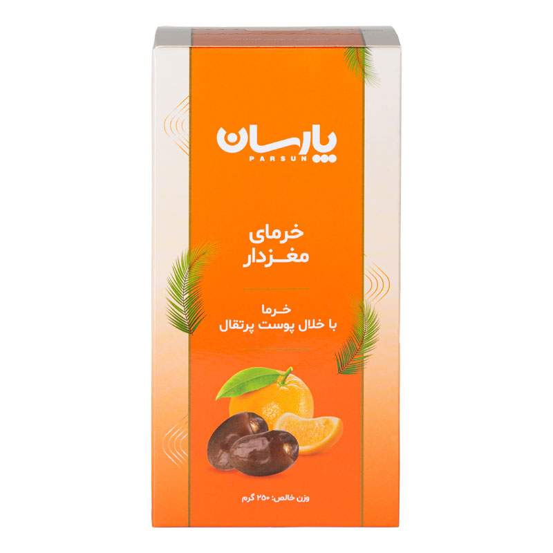 خرما با مغز پوست پرتغال